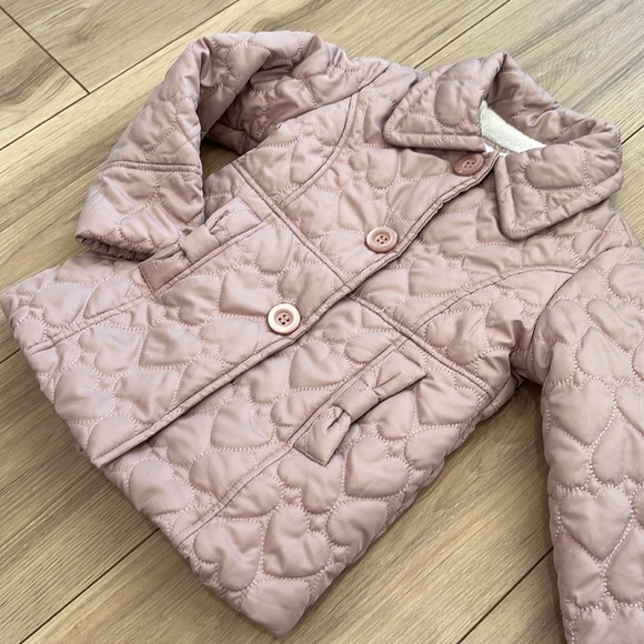 Maya Ray Light Pink Quilted Jacket - Picture 2 of 8